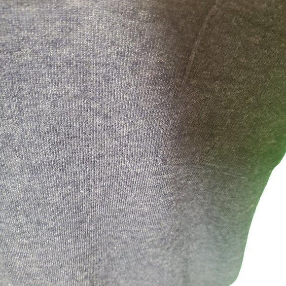 Chaser Slate Blue Jersey T-Shirt Dress Racerback Strappy Back Mini Dress Sz S - Picture 2 of 5